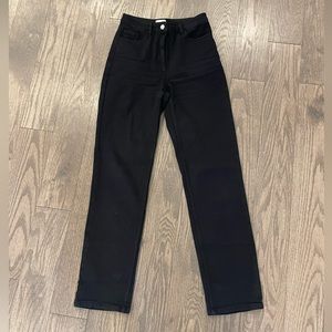 Aritzia Wilfred High Waisted Straight Jeans